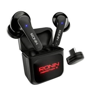 Ronin Reactor X Earbuds  28ms industry’s Lowest Ever Latency | Type C Wireless Connector | ANC & ENC