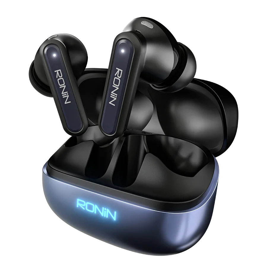 Ronin Vox Earbuds  Hybrid ANC & ENC | Cinematic Sound | 40 Hr Playtime
