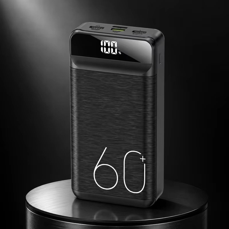 US in Stock Free Shipping 60000mAh Fast Charging Power Bank PD 22.5W Outdoor Portable Power Bank with Portable Strap