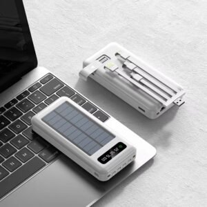 NIBT Factory Wholesale Solar 5V2A 20000mAh Power Bank Long Battery Life